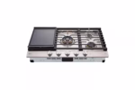 LG LG STUDIO 36 Inch UltraHeat(TM) Gas Cooktop with EasyClean(R) CBGS3628S (9)