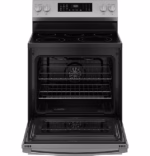 GE GE(R) ENERGY STAR(R) 30" Free-Standing Electric Convection Range with No Preheat Air Fry and EasyWash(TM) Oven Tray GRF600AVSS (4)