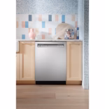 GE GE(R) ENERGY STAR(R) Fingerprint Resistant Front Control with Stainless Steel Interior Dishwasher with Sanitize Cycle GDF670SYVFS (6)