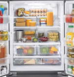 GE GE(R) ENERGY STAR(R) 18.6 Cu. Ft. Counter-Depth French-Door Refrigerator GWE19JYLFS (5)