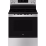 GE GE(R) ENERGY STAR(R) 30" Free-Standing Electric Convection Range with No Preheat Air Fry and EasyWash(TM) Oven Tray GRF600AVSS