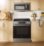 GE GE(R) ENERGY STAR(R) 30" Slide-In Electric Convection Range with No Preheat Air Fry and EasyWash(TM) Oven Tray GRS60LAVFS (7)