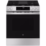 GE GE(R) 30" Slide-In Front Control Gas Range with Crisp Mode GGS500SVSS