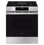 GE GE(R) 30" Slide-In Front Control Gas Range with Crisp Mode GGS500SVSS