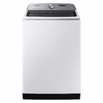 Samsung 5.5 cu. ft. Extra-Large Capacity Smart Top Load Washer with Super Speed Wash in White WA55CG7100AW