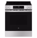 GE GE(R) ENERGY STAR(R) 30" Slide-In Electric Convection Range with No Preheat Air Fry and EasyWash(TM) Oven Tray GRS600AVFS (3)