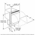 GE GE(R) ENERGY STAR(R) ADA Compliant Stainless Steel Interior Dishwasher with Sanitize Cycle GDT225SGLBB (8)