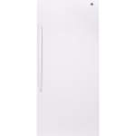 GE GE(R) ENERGY STAR(R) 21.3 Cu. Ft. Frost-Free Garage Ready Upright Freezer FUF21DLRWW