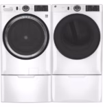 GE GE(R) ENERGY STAR(R) Long Vent 7.8 cu. ft. Capacity Smart Electric Dryer with Sanitize Cycle GFV55ESSNWW (7)