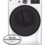 GE GE(R) ENERGY STAR(R) Long Vent 7.8 cu. ft. Capacity Smart Electric Dryer with Sanitize Cycle GFV55ESSNWW