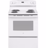 GE GE(R) ENERGY STAR(R) 30" Free-Standing Electric Range JBS360DMWW