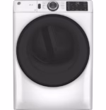 GE GE(R) ENERGY STAR(R) Long Vent 7.8 cu. ft. Capacity Smart Electric Dryer with Sanitize Cycle GFV55ESSNWW (3)