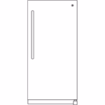 GE GE(R) ENERGY STAR(R) 21.3 Cu. Ft. Frost-Free Garage Ready Upright Freezer FUF21DLRWW (8)