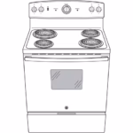 GE GE(R) ENERGY STAR(R) 30" Free-Standing Electric Range JBS160DMWW (12)