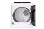 LG 7.3 cu. ft. Ultra Large Capacity Rear Control Electric Dryer with LG EasyLoad(TM) Door and AI Sensing DLE8400WE (10)