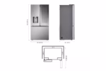 LG 26 cu. ft. Counter-Depth French Door Refrigerator - Stainless Steel LRYKC2606S (5)