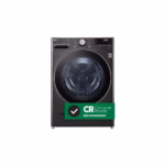 LG 4.5 cu. ft. Ultra Large Capacity Front Load Washer - Black Steel WM4000HBA