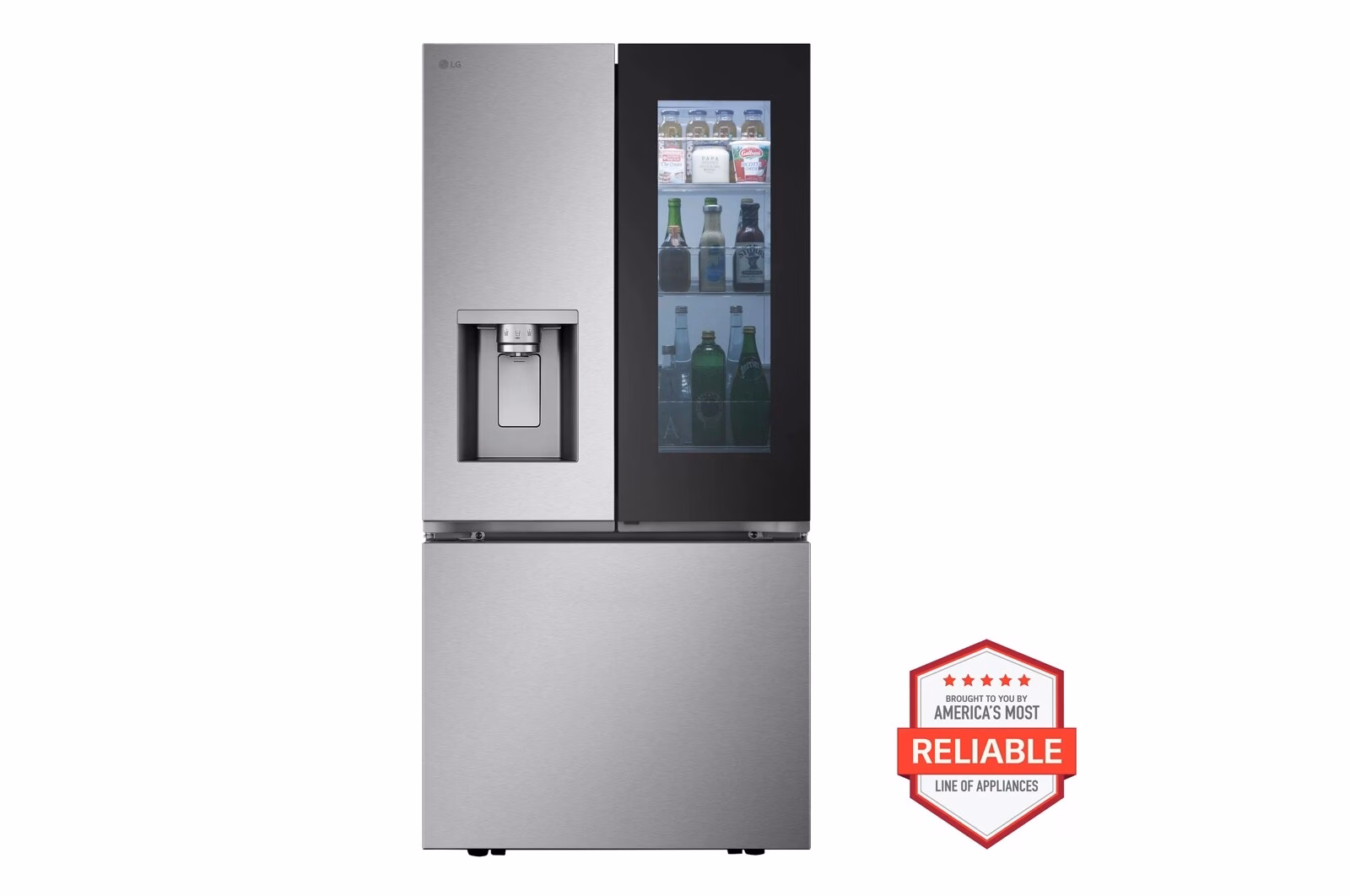 a4l-cover-a4lpldlbo5uk LG 25 cu. ft. Smart Standard-Depth MAX(TM) French Door Refrigerator with InstaView(R) Door-in-Door(R) and Craft Ice(TM) LF25S6560S