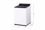 LG 5.5 cu. ft. Mega Capacity Smart Top Load Washer with Impeller, EasyUnload(TM) & AI Sensing WT8400CW (4)