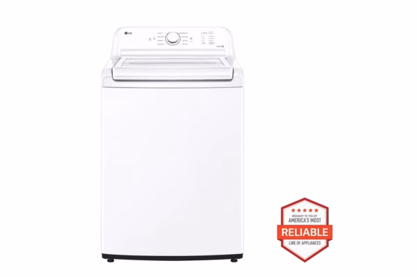 LG 4.1 cu. ft. Top Load Washer with 4-Way Agitator(R) and TurboDrum(TM) Technology WT6105CW