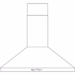 GE GE(R) 30" Wall-Mount Pyramid Chimney Hood JVW5301FJDS (5)