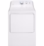 GE GE 6.2 cu. ft. Capacity Gas Dryer with Up To 120 ft. Venting and Shallow Depth GTX33GASKWW