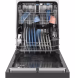 GE GE(R) ENERGY STAR(R) Front Control with Stainless Steel Interior Dishwasher with Sanitize Cycle GDF650SYVFS (5)