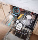 GE GE(R) ENERGY STAR(R) Fingerprint Resistant Top Control with Stainless Steel Interior Dishwasher with Sanitize Cycle GDT650SYVFS (11)