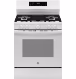 GE GE(R) 30" Free-Standing Gas Convection Range with No Preheat Air Fry and EasyWash(TM) Oven Tray GGF600AVWW