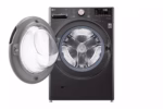 LG 4.5 cu. ft. Ultra Large Capacity Front Load Washer - Black Steel WM4000HBA (6)