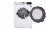 LG 4.2 cu. ft. Smart Wi-Fi Enabled Compact Front Load Dryer with Dual Inverter HeatPump(TM) Technology DLHC1455W (10)