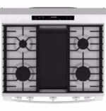 GE GE(R) 30" Free-Standing Gas Convection Range with No Preheat Air Fry and EasyWash(TM) Oven Tray GGF600AVWW (3)