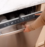GE GE(R) ENERGY STAR(R) Fingerprint Resistant Top Control with Stainless Steel Interior Dishwasher with Sanitize Cycle GDT650SMVES (13)