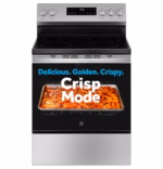 GE GE(R) ENERGY STAR(R) 30" Free-Standing Electric Range with Crisp Mode GRF500SVSS (8)