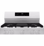 GE GE(R) 30" Free-Standing Gas Convection Range with No Preheat Air Fry and EasyWash(TM) Oven Tray GGF600AVWW (6)