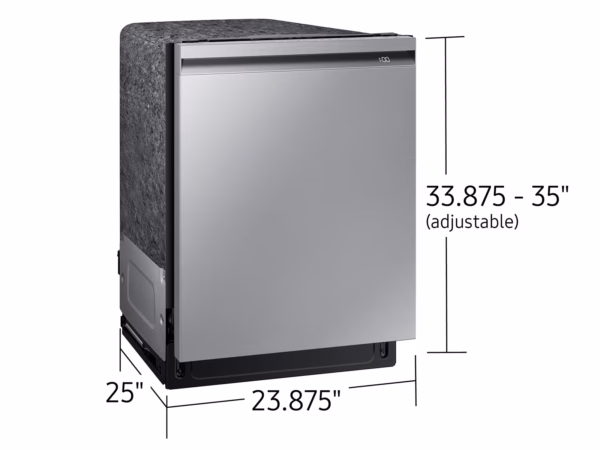 Samsung AutoRelease Smart 42dBA Dishwasher with StormWash+(TM) and Smart Dry in Stainless Steel DW80B7070US/AA