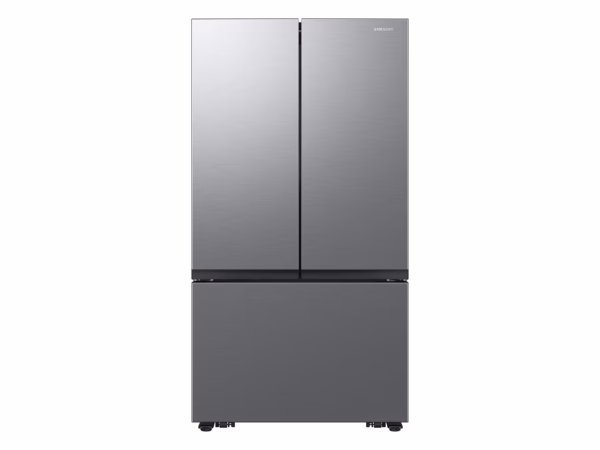 Samsung Bespoke AI 3-Door French Door Mega Capacity | Dual Ice Maker & Stainless Look 27 cu.ft. RF27CG5010S9AA