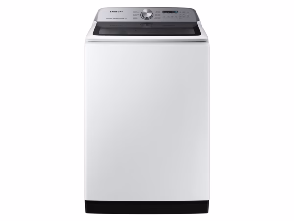 Samsung 5.5 cu. ft. Extra-Large Capacity Smart Top Load Washer with Super Speed Wash in White WA55CG7100AWUS