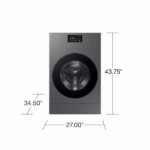 Samsung Bespoke AI All-in-One Ventless Combo AI Home 7" LCD Display AI OptiWash(TM) and Dry 5.3 cu. ft. WD53DBA900HZA1