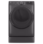 GE GE(R) ENERGY STAR(R) 7.8 cu. ft. Capacity Smart Front Load Electric Dryer with Steam and Sanitize Cycle GFD65ESPVDS (12)