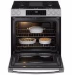 GE GE(R) 30" Slide-In Front-Control Gas Range with Crisp Mode GGS500PVSS (5)