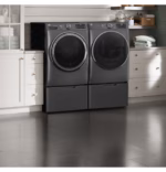 GE GE(R) ENERGY STAR(R) 7.8 cu. ft. Capacity Smart Front Load Gas Dryer with Steam and Sanitize Cycle GFD65GSPVDS (9)