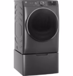 GE GE(R) ENERGY STAR(R) 7.8 cu. ft. Capacity Smart Front Load Gas Dryer with Steam and Sanitize Cycle GFD65GSPVDS (12)