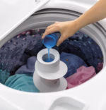 GE GE(R) 4.5 cu. ft. Capacity Washer with Stainless Steel Basket GTW465ASNWW (7)