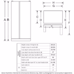 GE GE(R) 21.9 Cu. Ft. Counter-Depth Side-By-Side Refrigerator GZS22DGJWW (8)