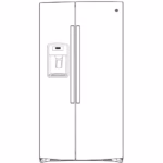 GE GE 25.1 Cu. Ft. Fingerprint Resistant Side-By-Side Refrigerator GSS25IYNFS (12)