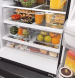 GE GE(R) ENERGY STAR(R) 18.6 Cu. Ft. Counter-Depth French-Door Refrigerator GWE19JGLWW (8)