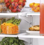 GE GE(R) ENERGY STAR(R) 18.6 Cu. Ft. Counter-Depth French-Door Refrigerator GWE19JGLWW (7)