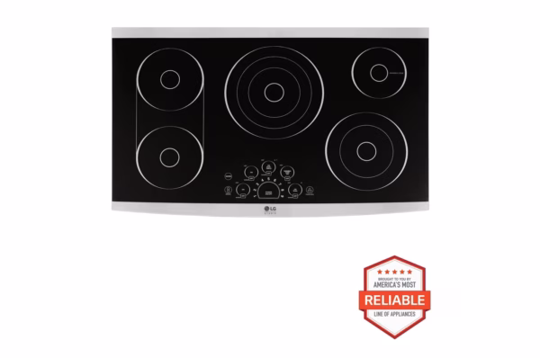 LG LG STUDIO 36" Electric Cooktop LSCE365ST