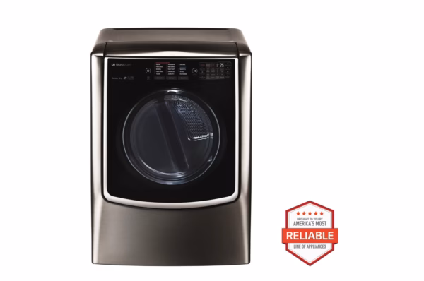 LG LG SIGNATURE 9.0 cu. ft. Large Smart Wi-Fi Enabled Electric Dryer w/ TurboSteam(TM) DLEX9500K